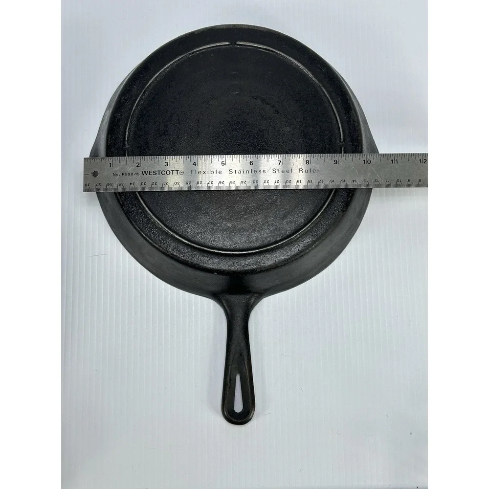 Vintage 3 Notch Number‎ 8 Cast Iron Skillet Pan 10